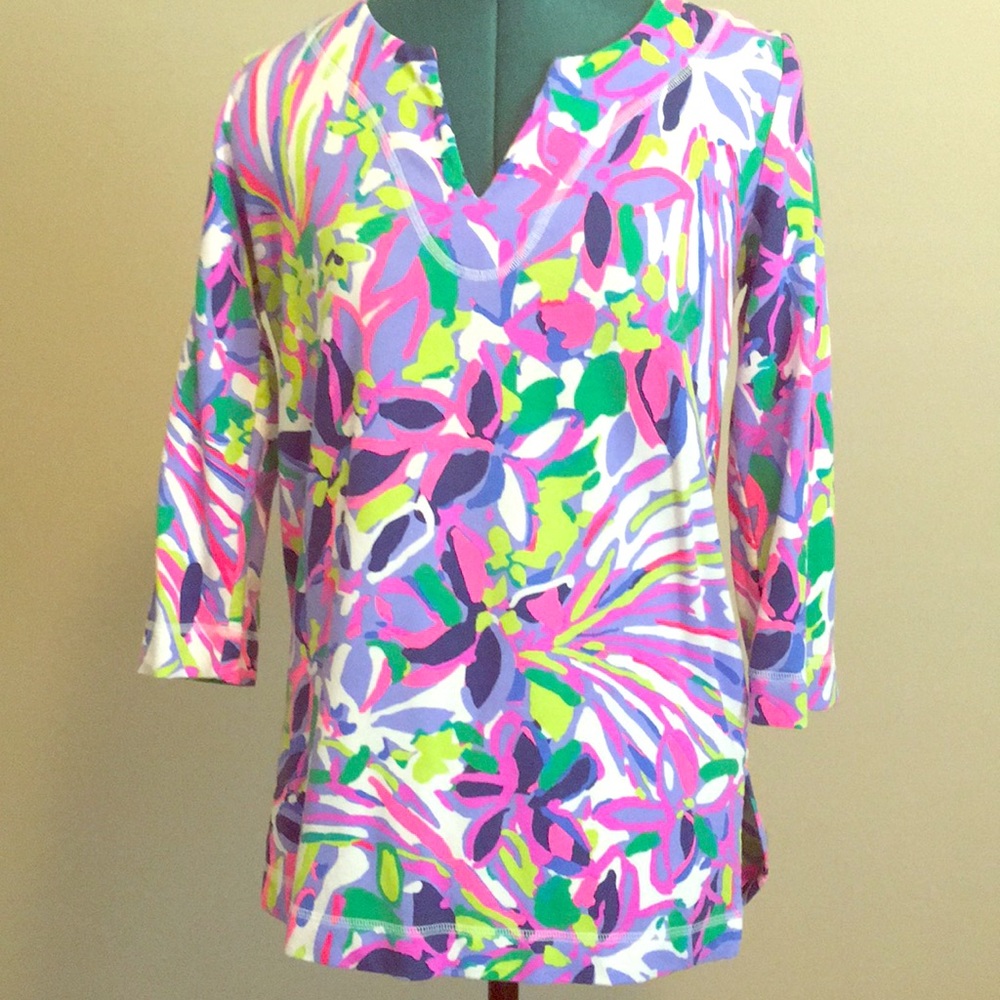 Lilly Pulitzer Long-Sleeved Printed Popover